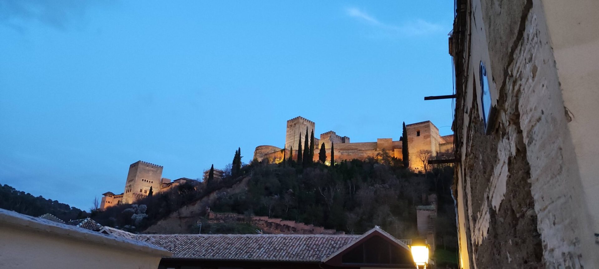 Vistas a la Alhambra de Granada