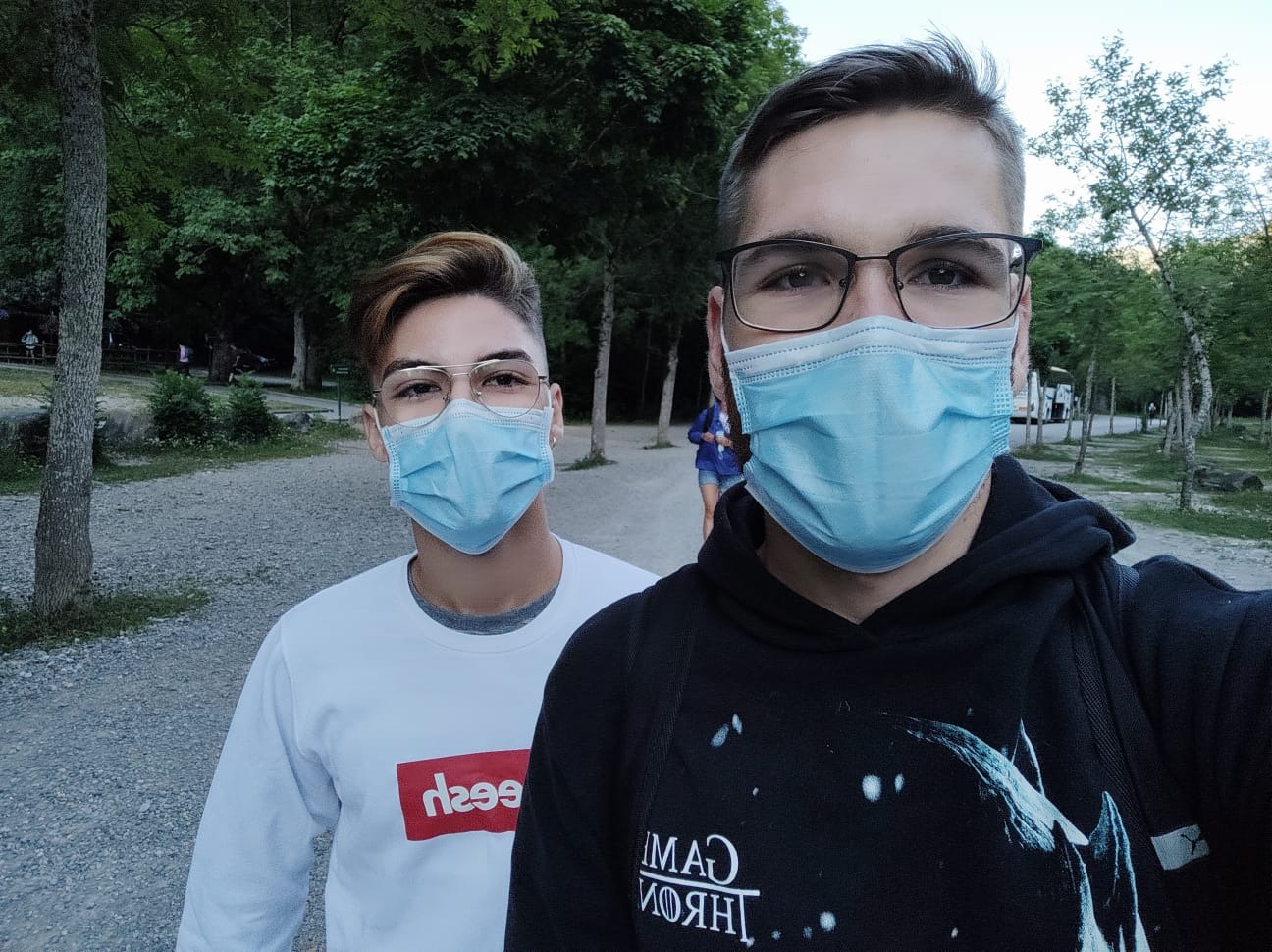 Álvaro y Aarón en Pradera de Ordesa