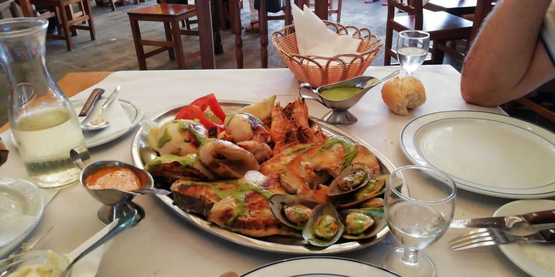 Parrillada de marisco y pescado