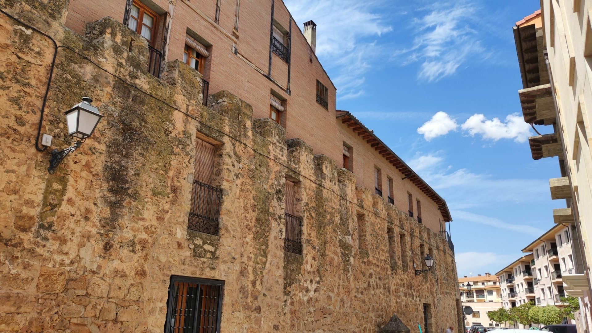 Casas en la muralla Burgo de Osma