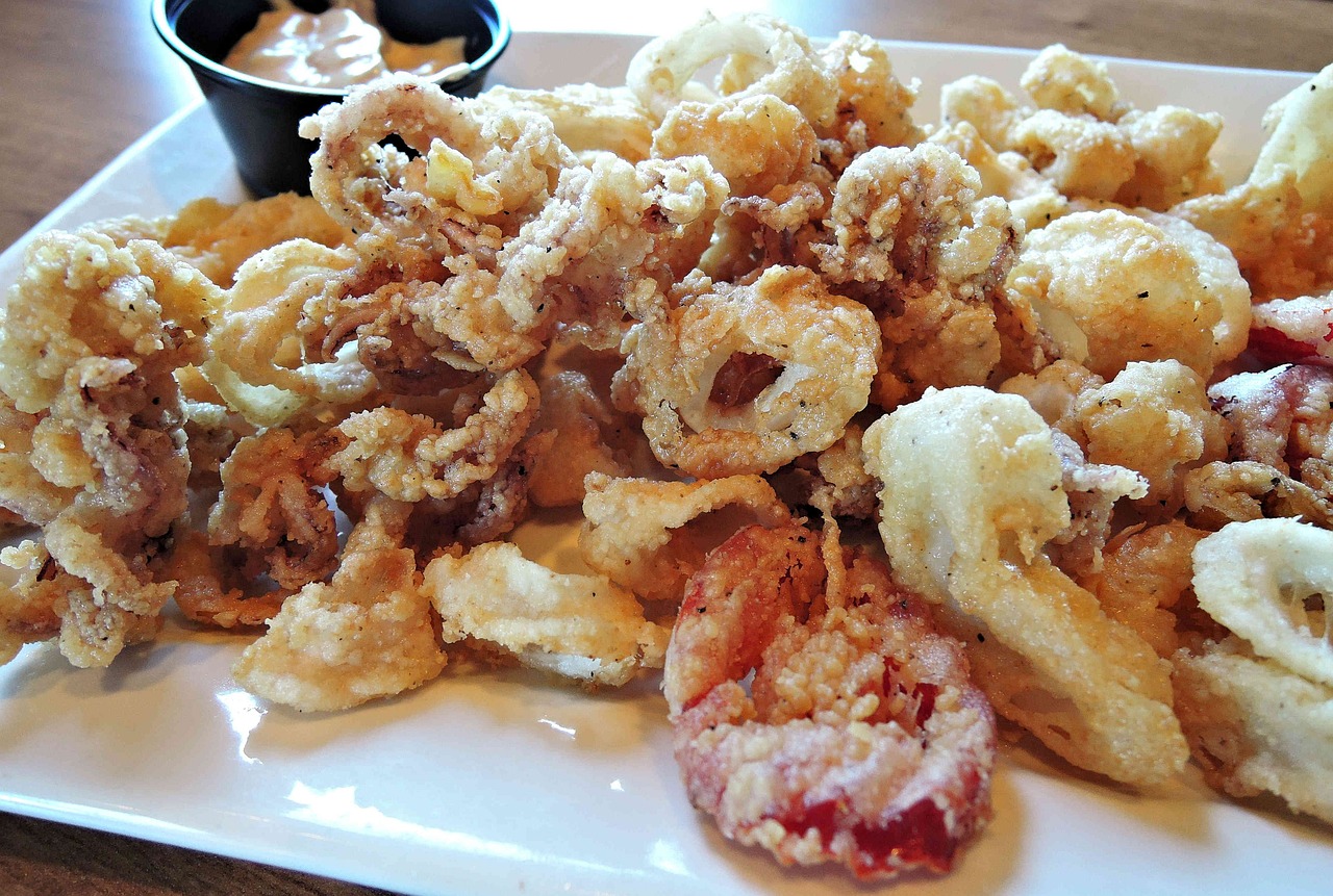 Rabas fritas