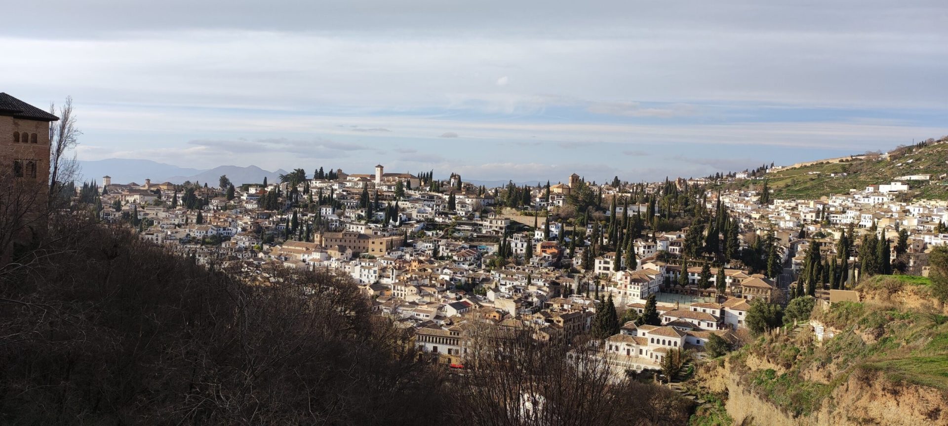 Sacromonte desde la Alhambra