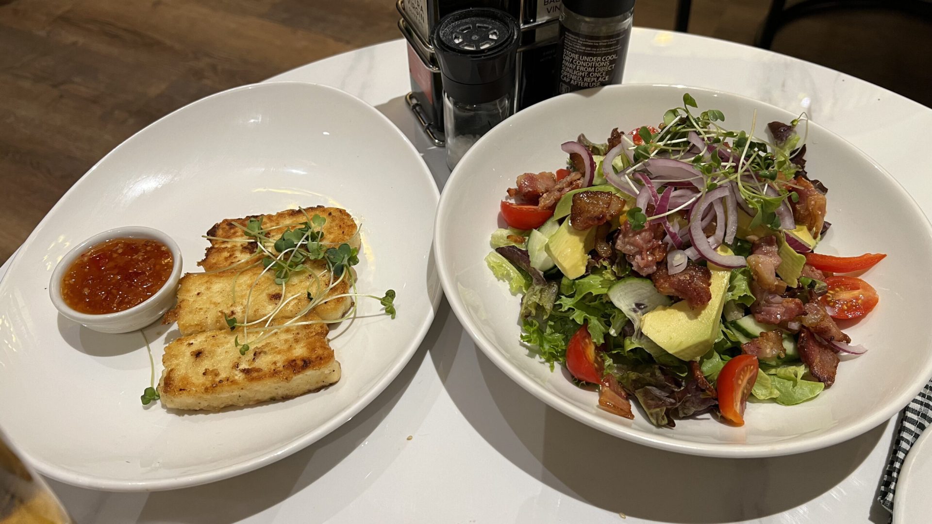 Primera cena en Sudáfrica