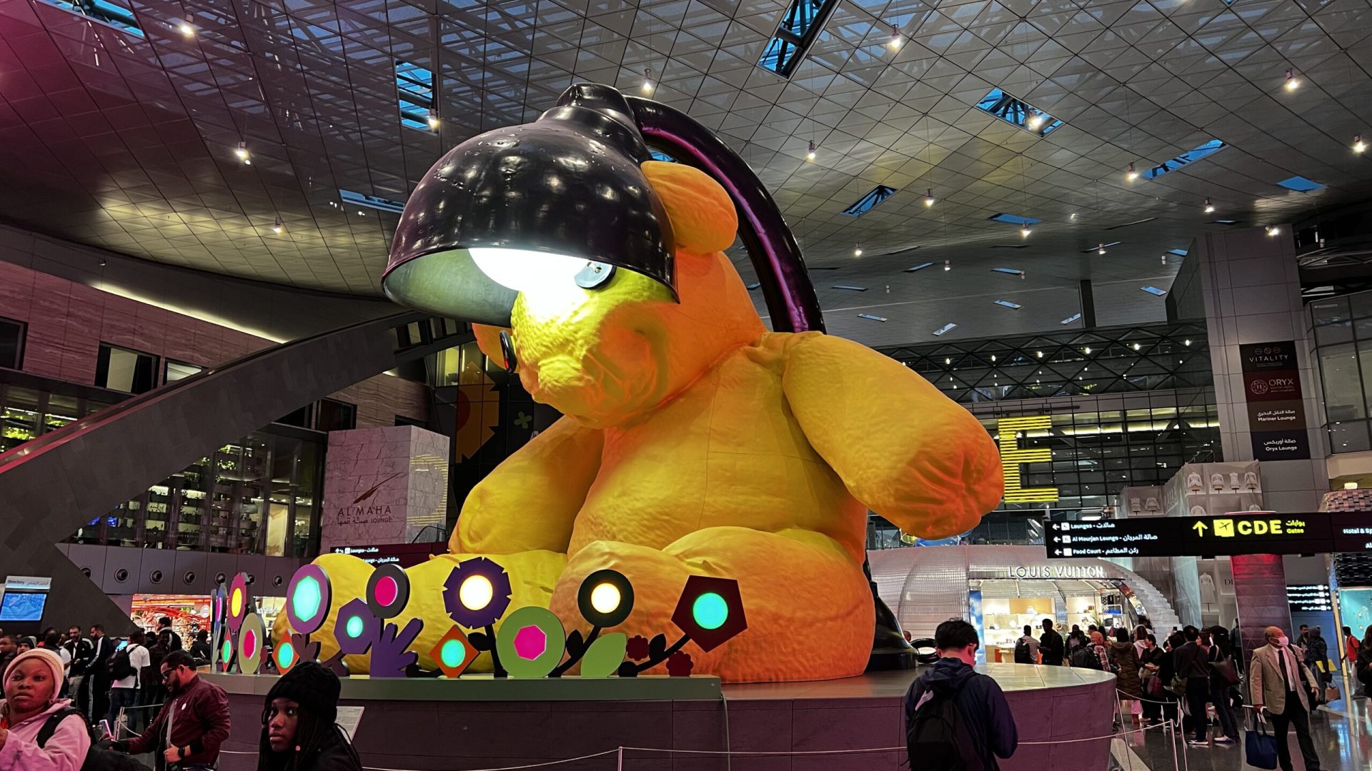 Oso lámpara de Doha