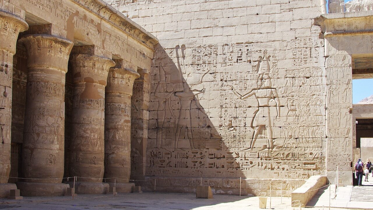 Templo Medinet Habu, Egipto