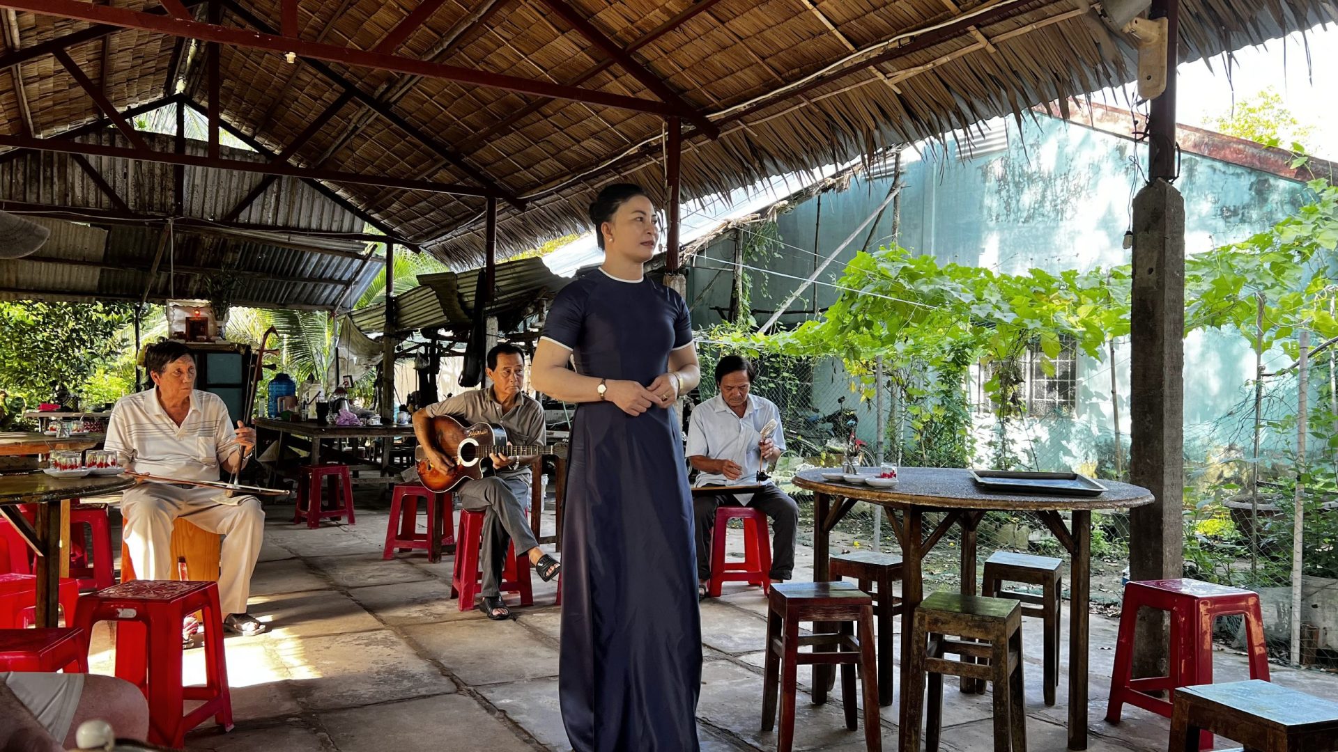 Espectáculo en el Delta del Mekong, Vietnam
