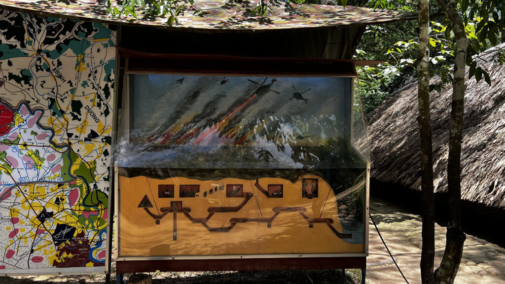 Niveles de los túneles de Cu Chi.