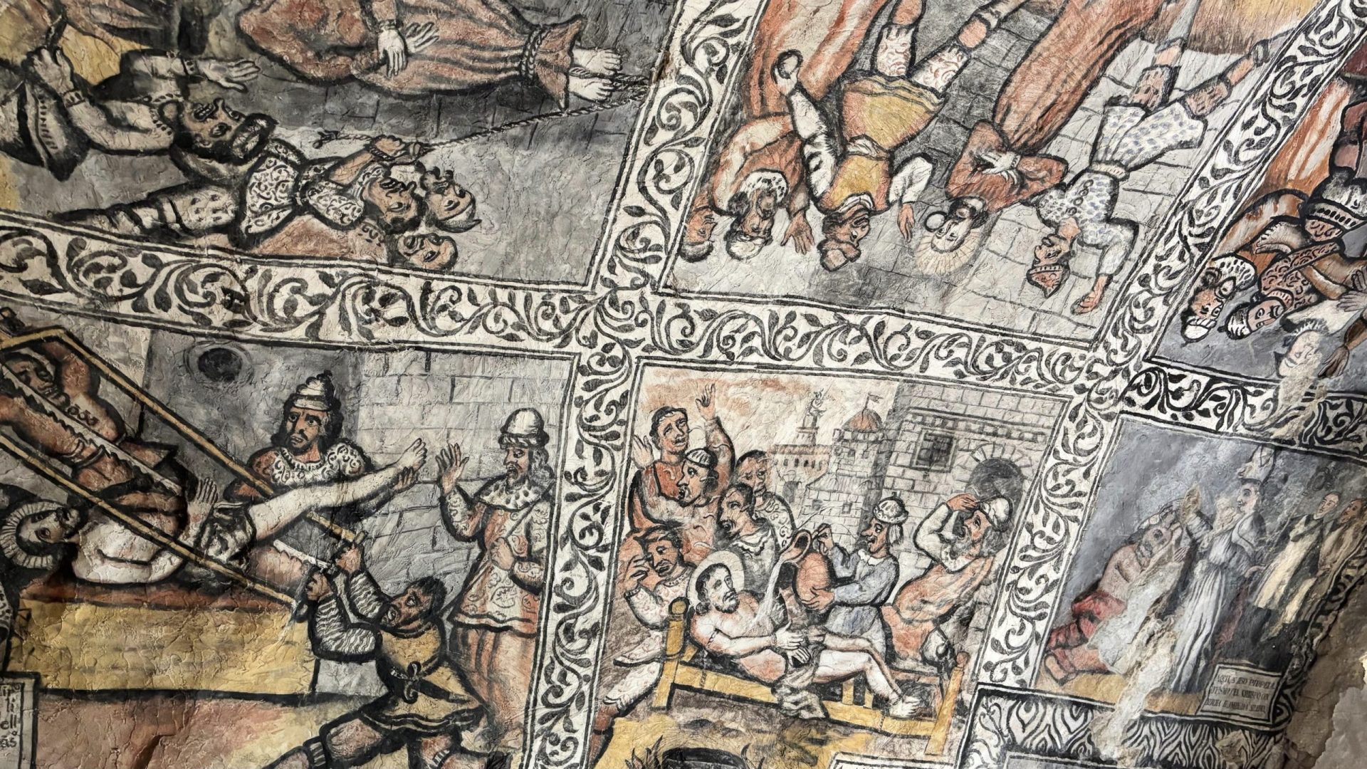 Frescos de martirios, Ermita de San Bernabé.
