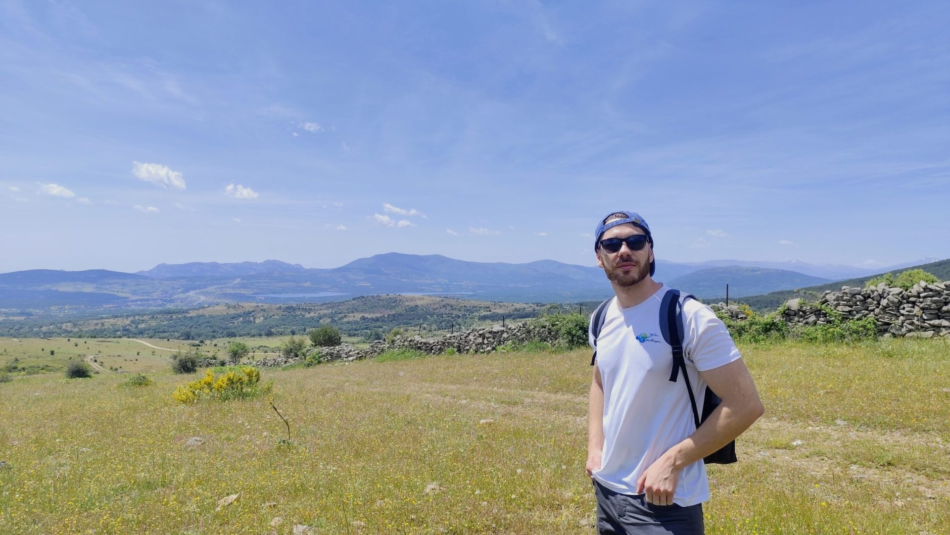 Aarón en la Dehesa del Boyal.