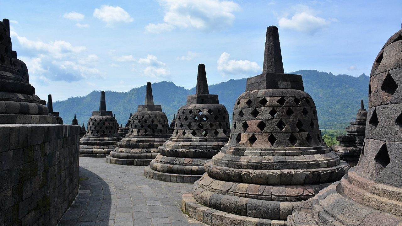 Borobudur, Indonesia.
