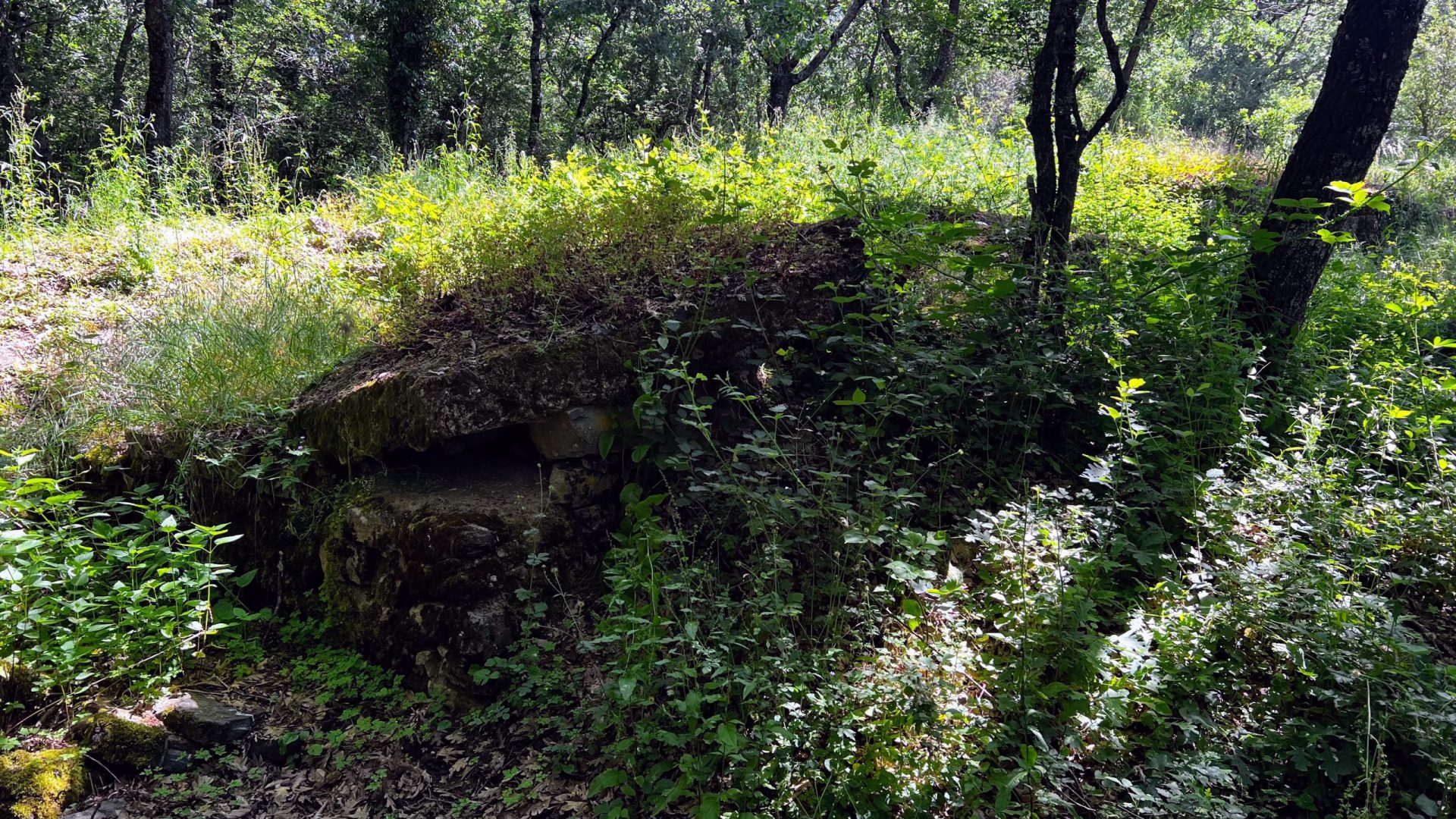 Bunker de la Guerra Civil en Braojos de la Sierra.