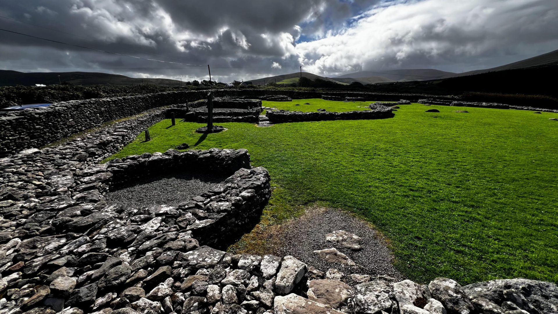 Caherdorgan Stone fort, Kerry, Irlanda.