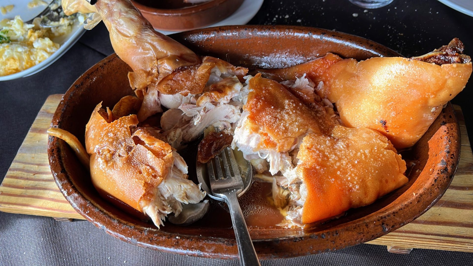 Cochinillo asado.