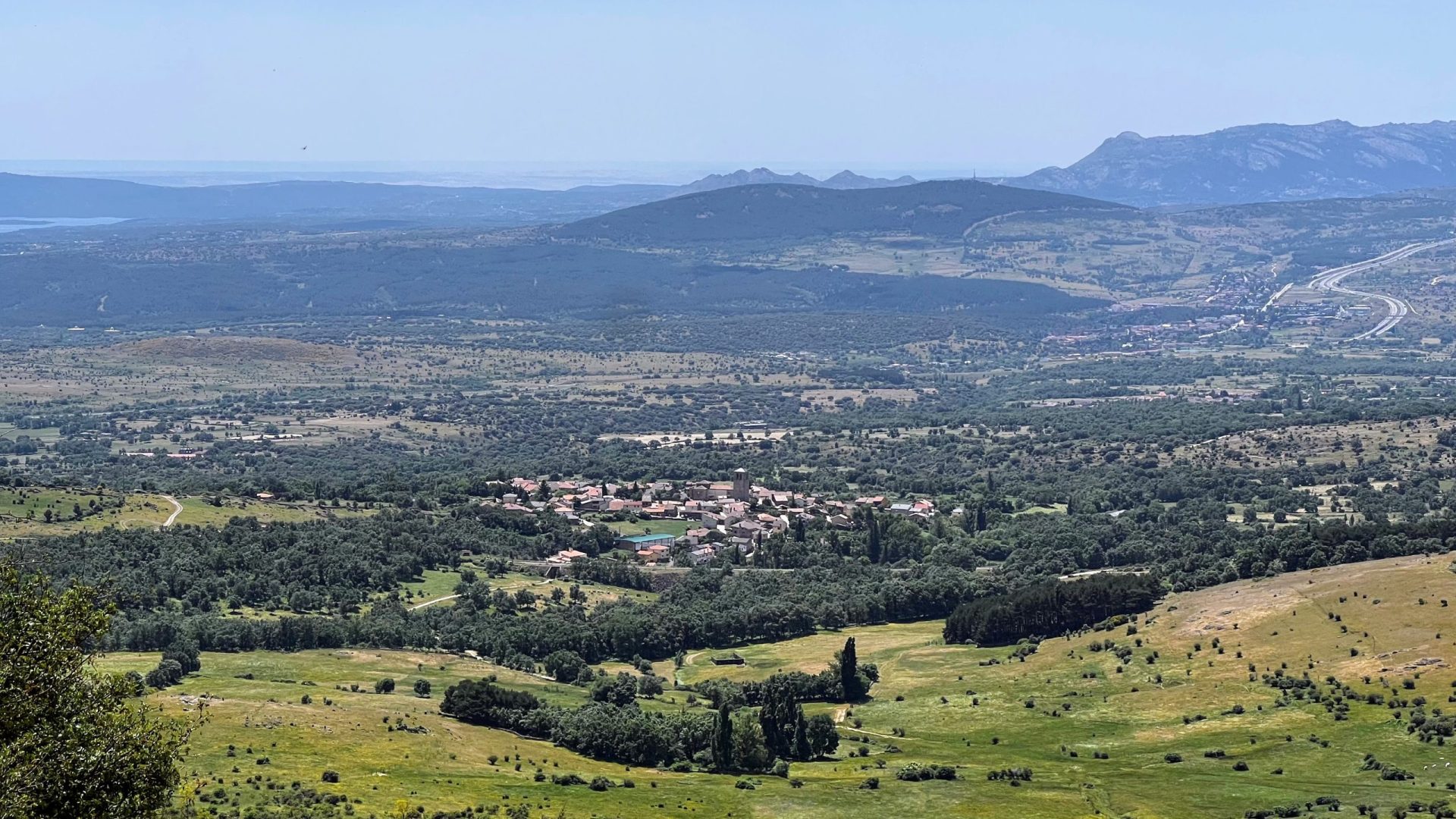 Vistas a Braojos y alrededores.