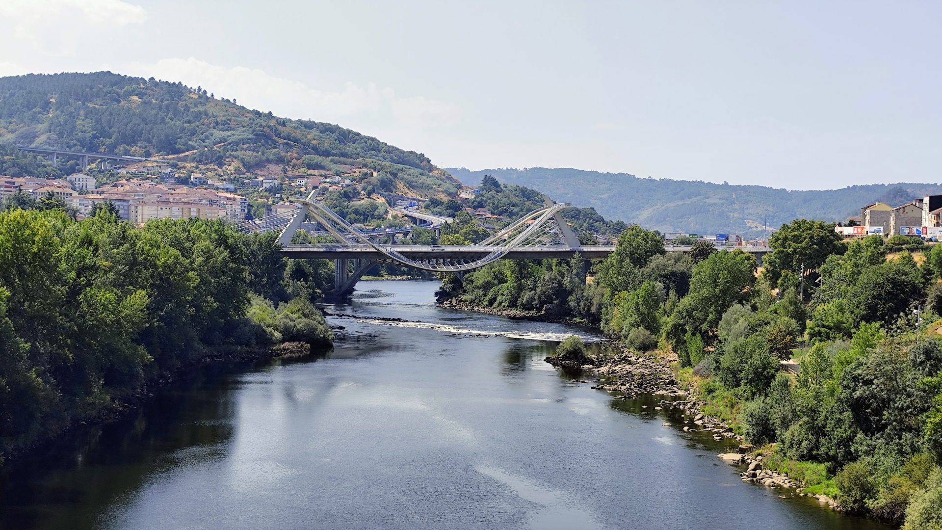 Puente del Milenio, Ourense, Galicia.