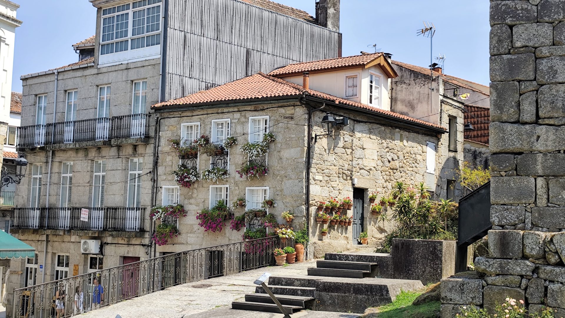 Calles de Ribadavia, Ourense.