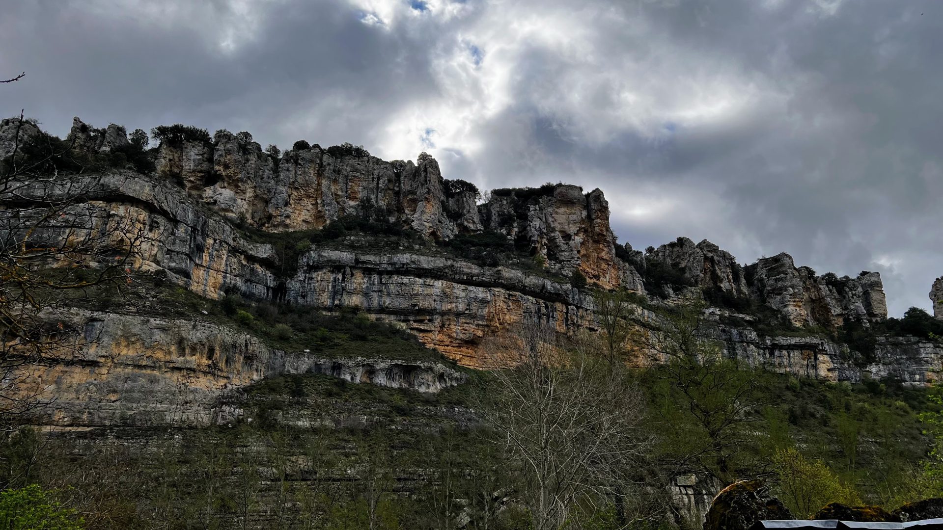Vistas del cañón del Ebro.