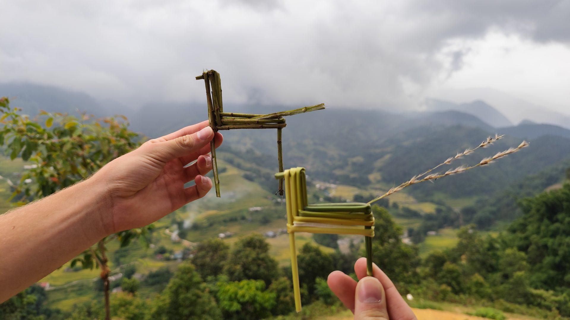 Recuerdo de Sapa, caballos hechos a mano