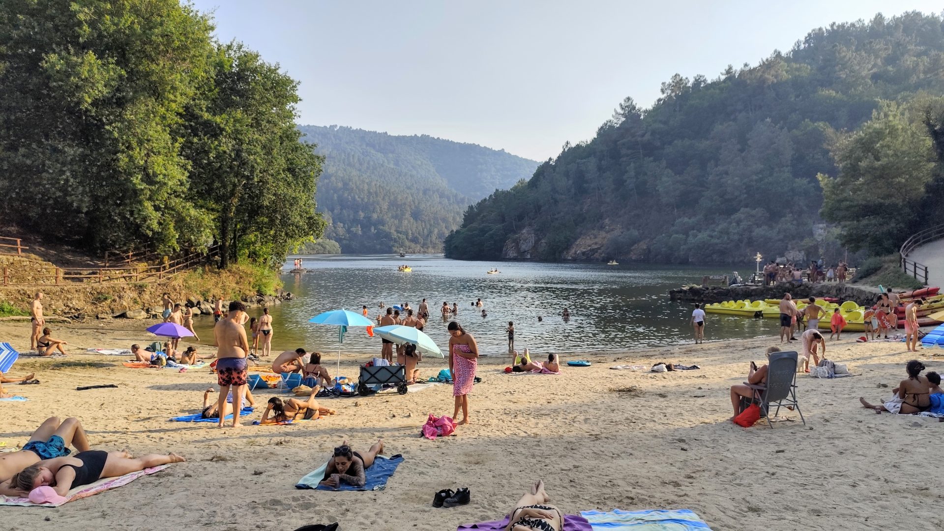 Playa da Cova, Ribeira Sacra.