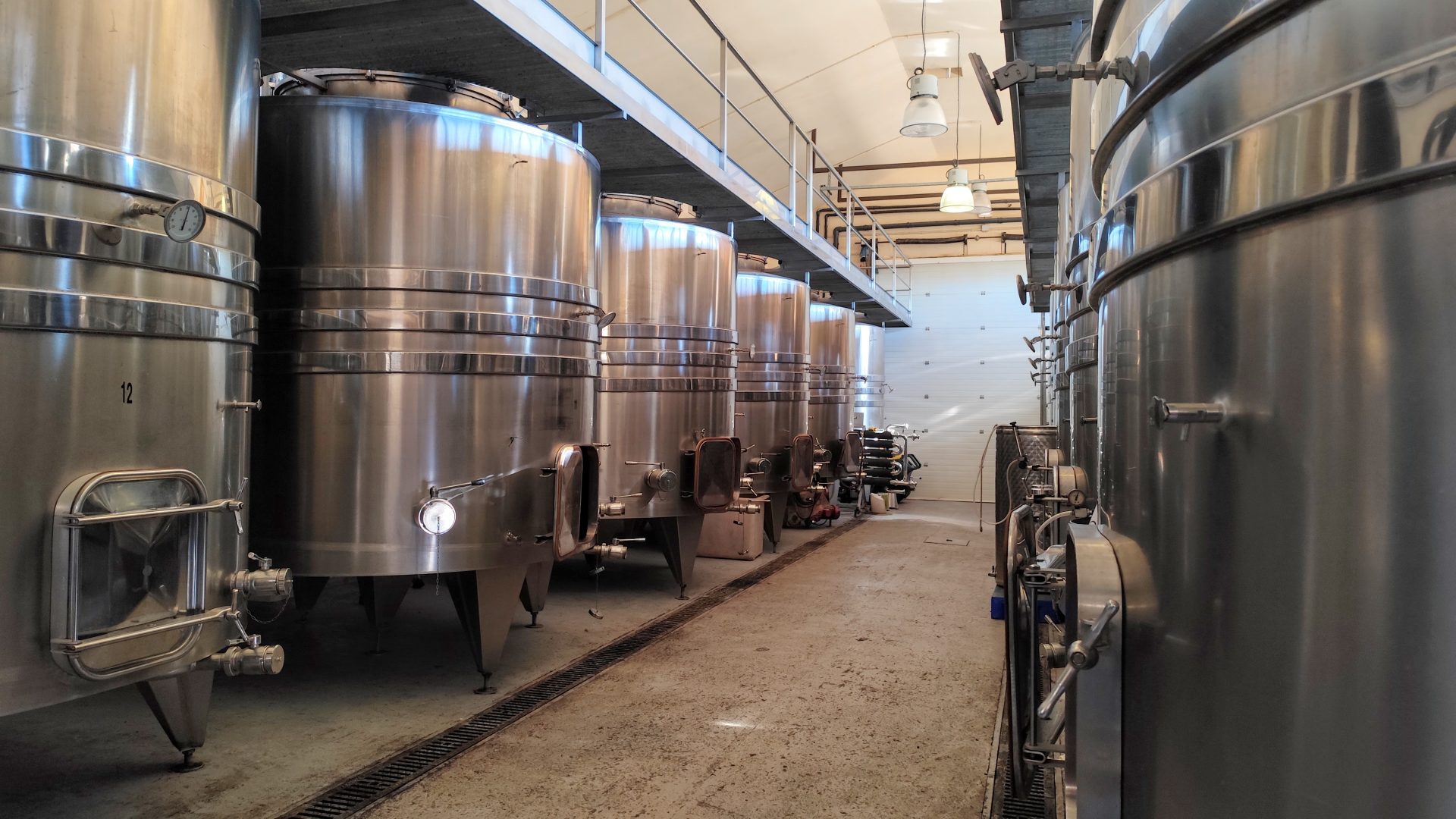 Interior de la Bodega Las Moradas.