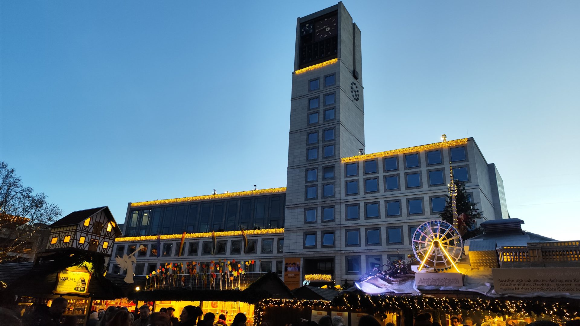 Marktplatz en Stuttgart, Baden Wurtemberg, Alemania