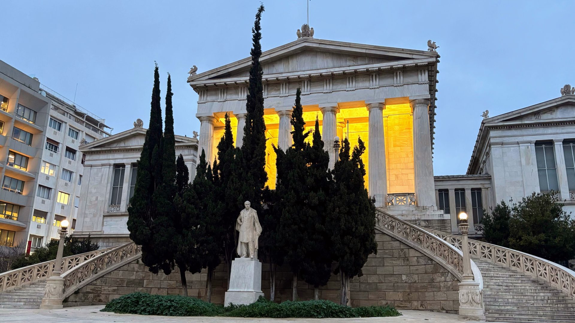 Biblioteca Nacional, Atenas, Grecia.