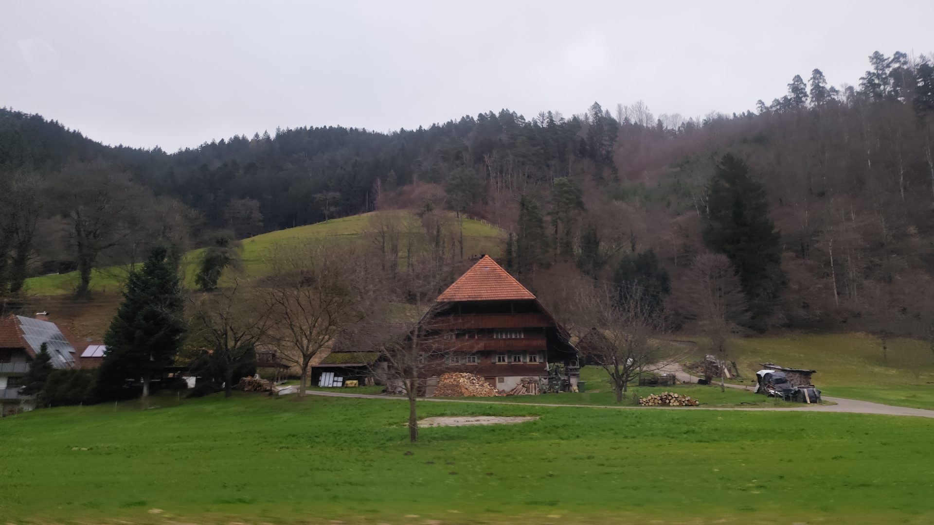 Casas típicas de la Selva Negra alemana