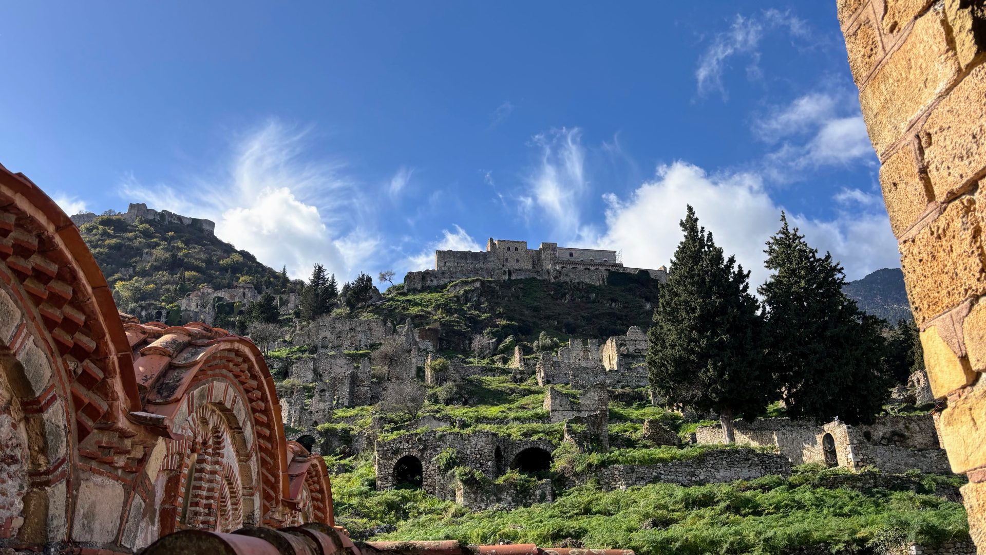 Ciudad bizantina de Mistrá.