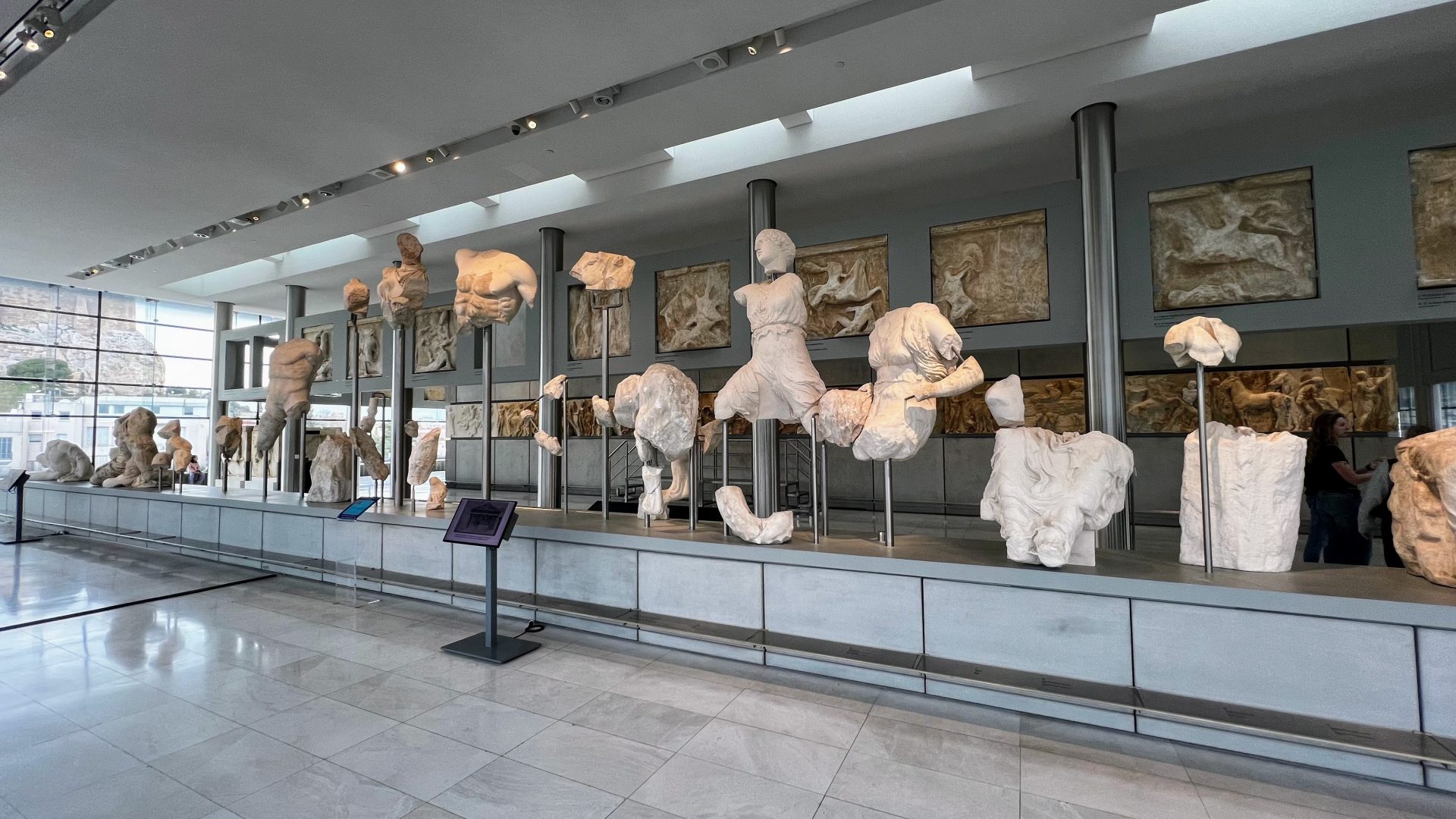 Frisos originales del Partenón, Atenas.