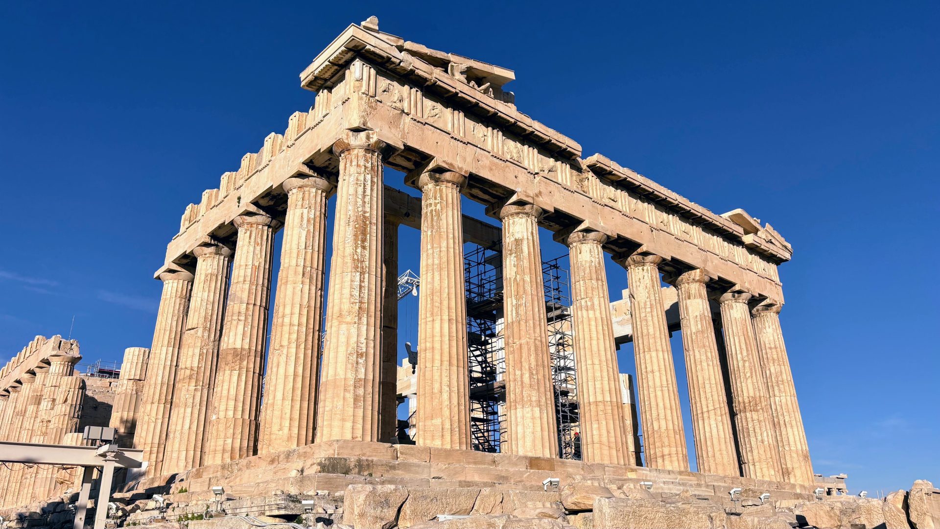 Partenón, Acrópolis de Atenas, Grecia.