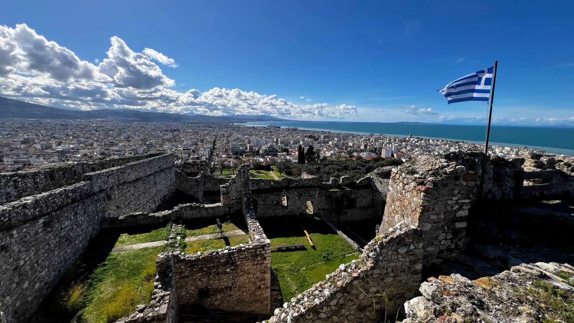 Patras desde su castillo.