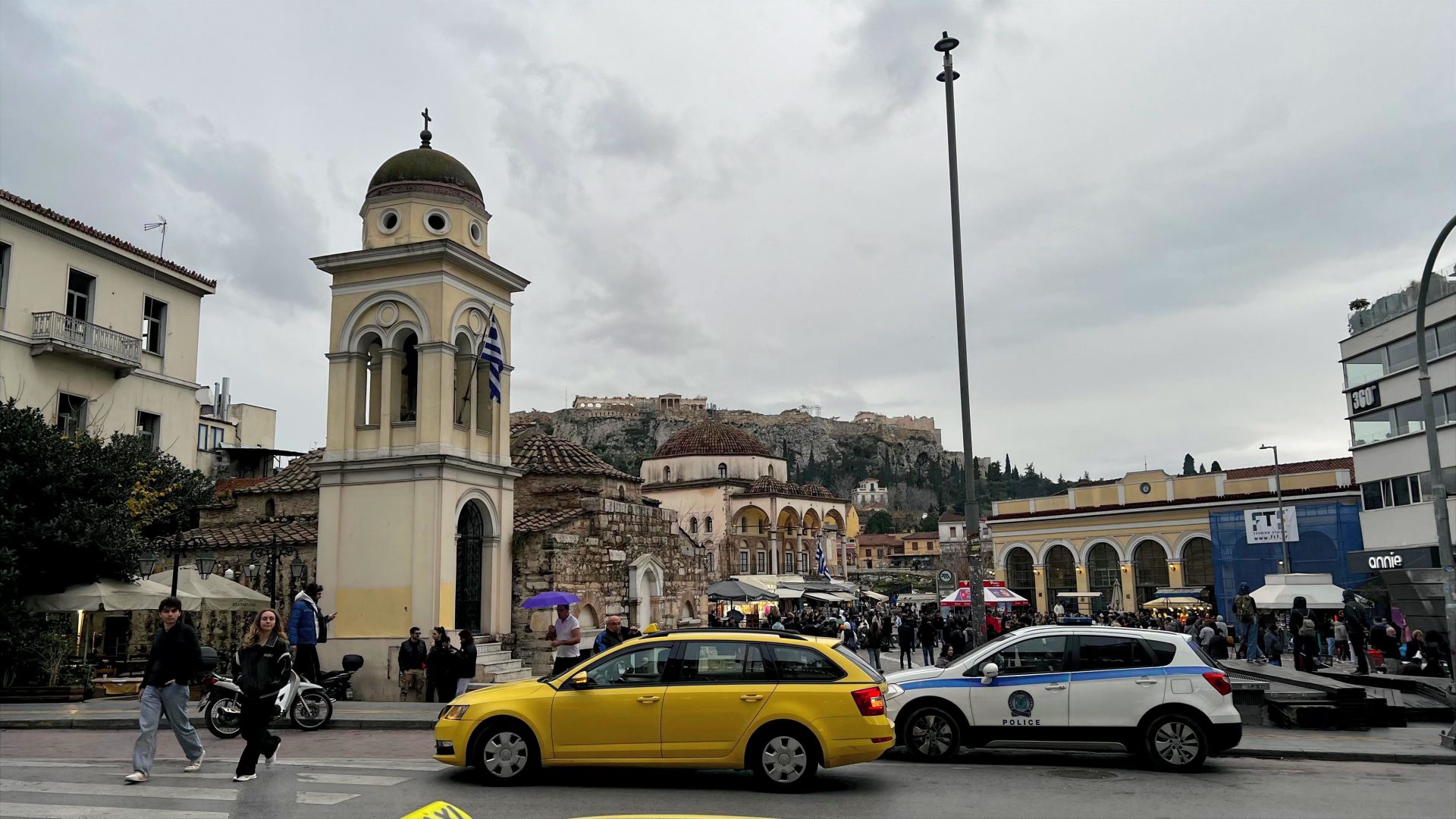 Plaza de Monastiraki, Atenas.