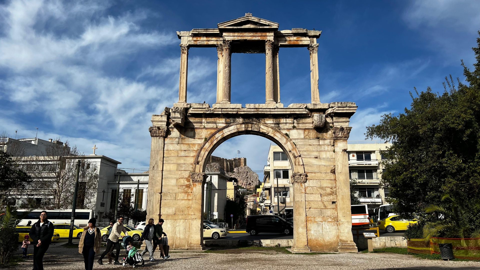 Puerta de Adriano, Atenas.