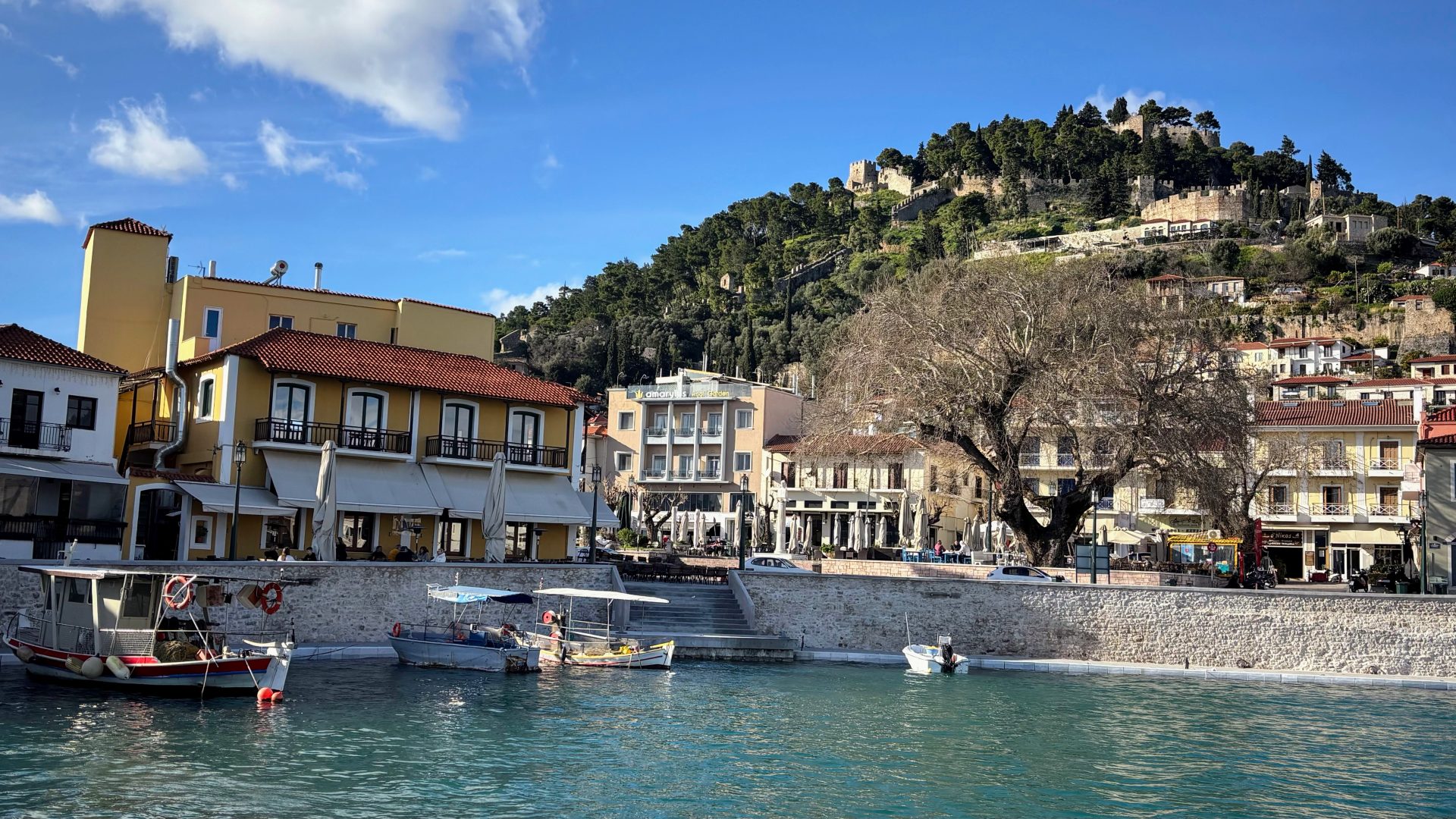 Puerto y castillo veneciano de Lepanto.