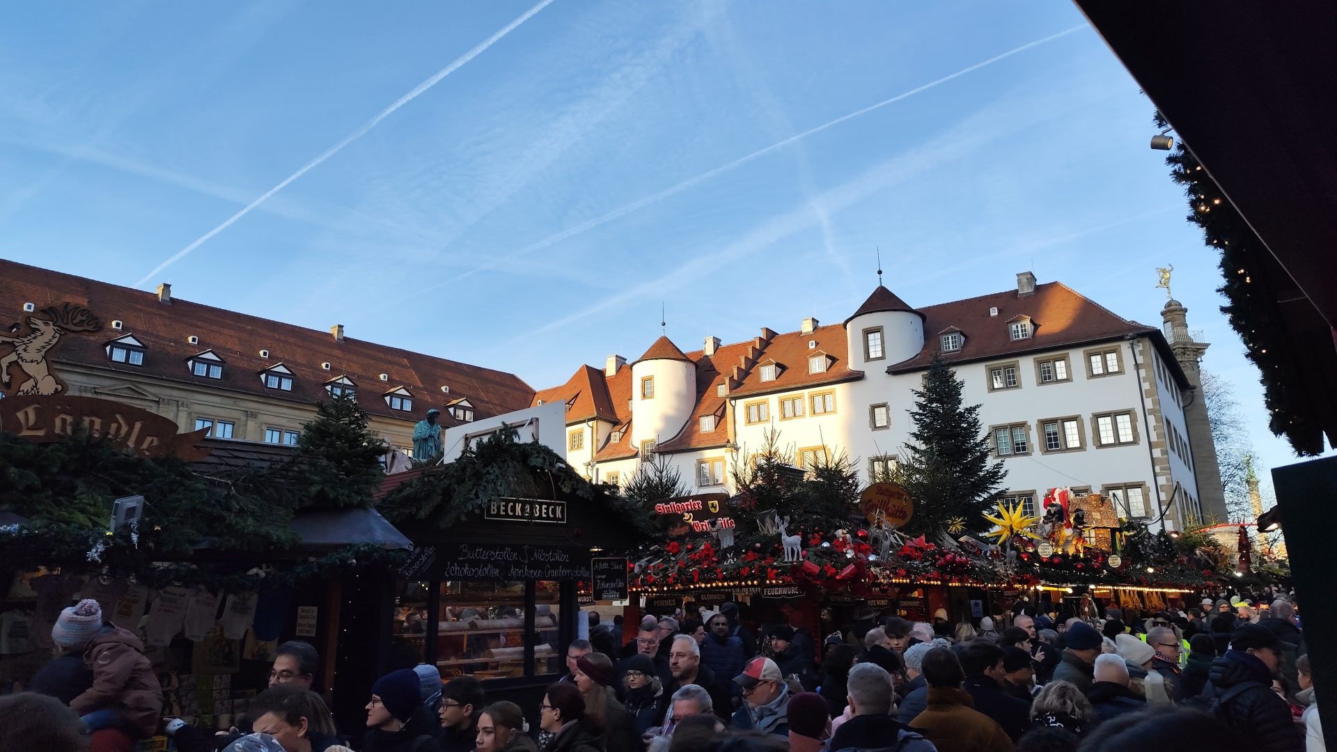 Schillerplatz en Stuttgart, Baden Wurtemberg, Alemania