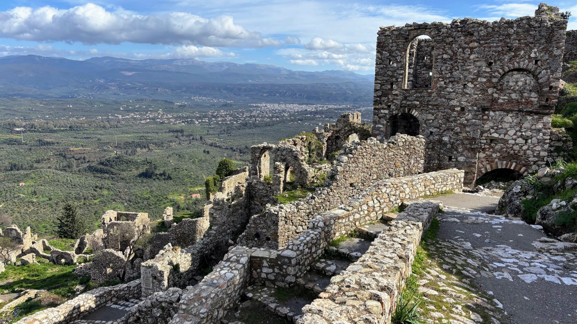 Vistas a Esparta, desde Mistrá.