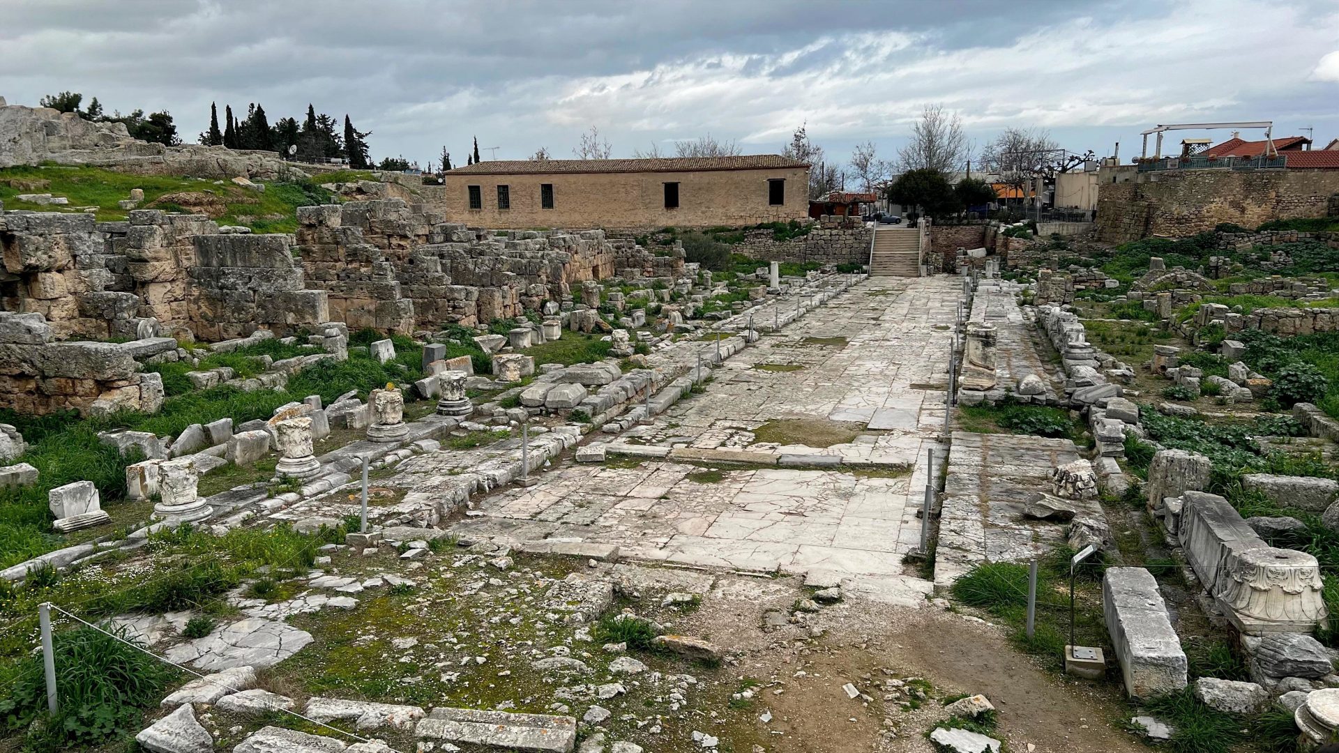 Yacimiento arqueológico de Corinto.