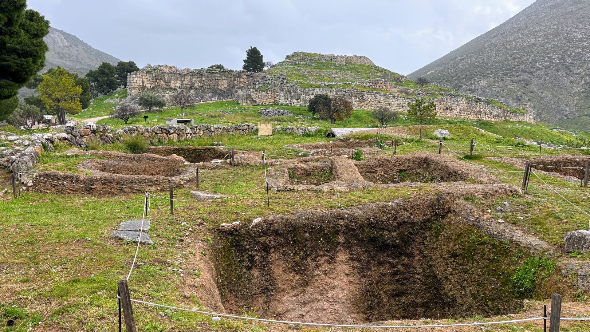 Yacimiento arqueológico de Micenas, Grecia.