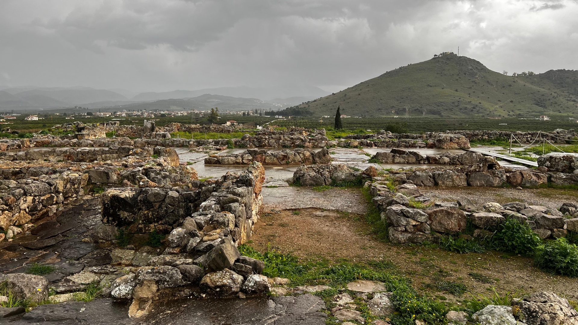 Yacimiento arqueológico de Tirinto.