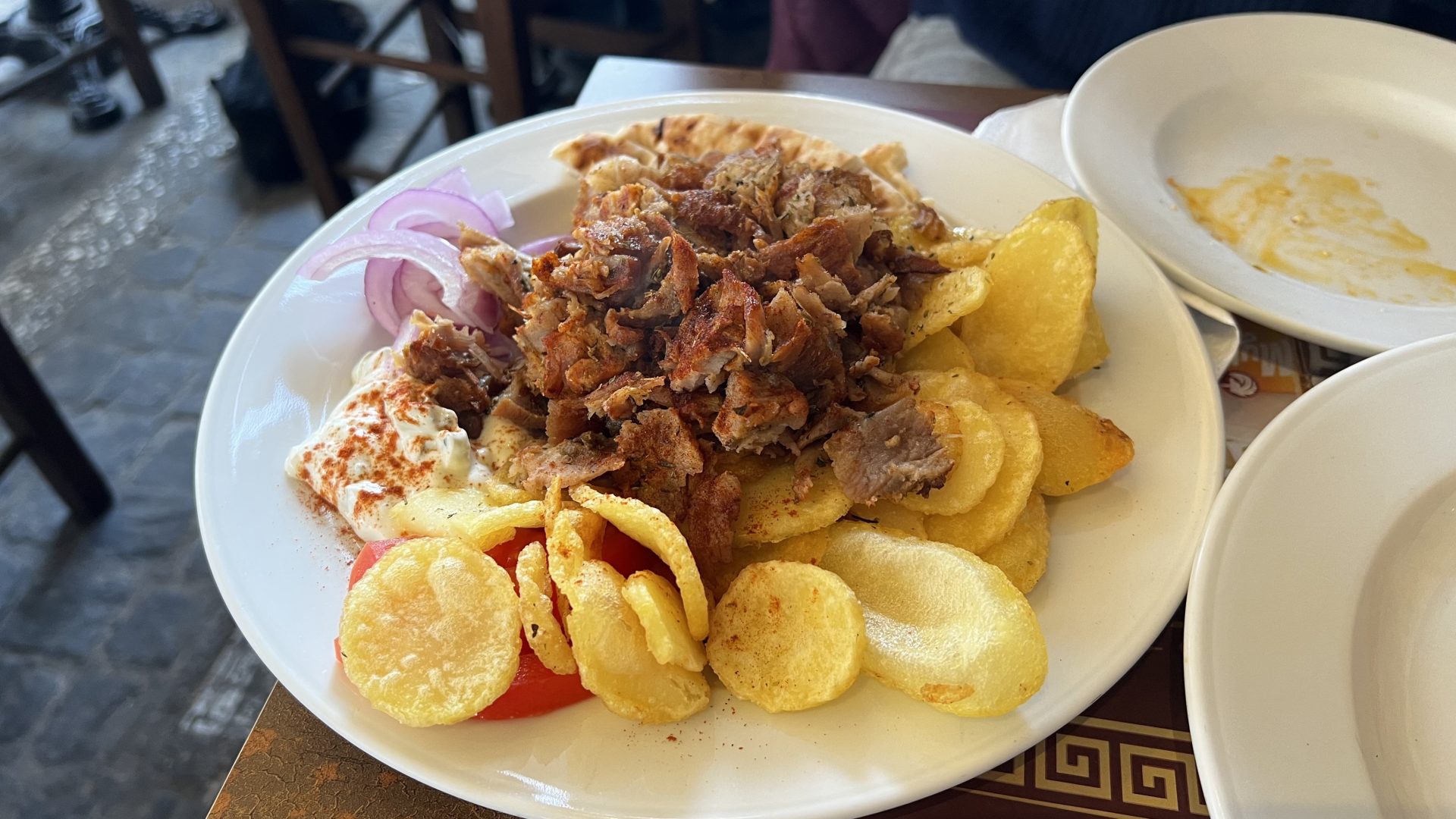 Plato de Gyros.