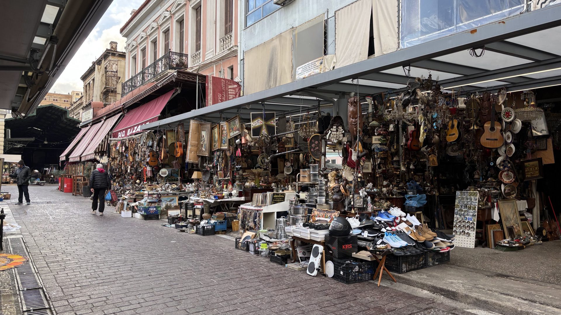 Mercado Central de Atenas, grecia.