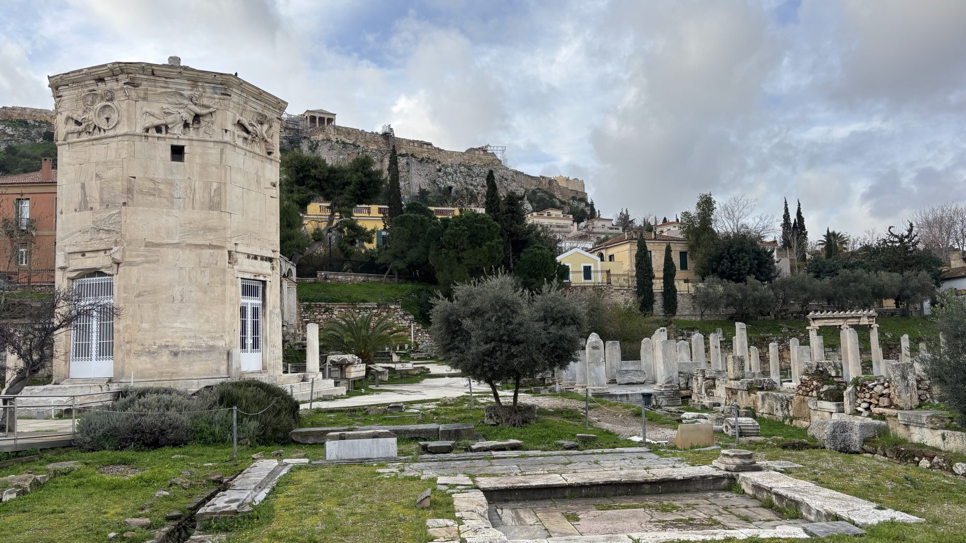 Torre de los vientos de Atenas.