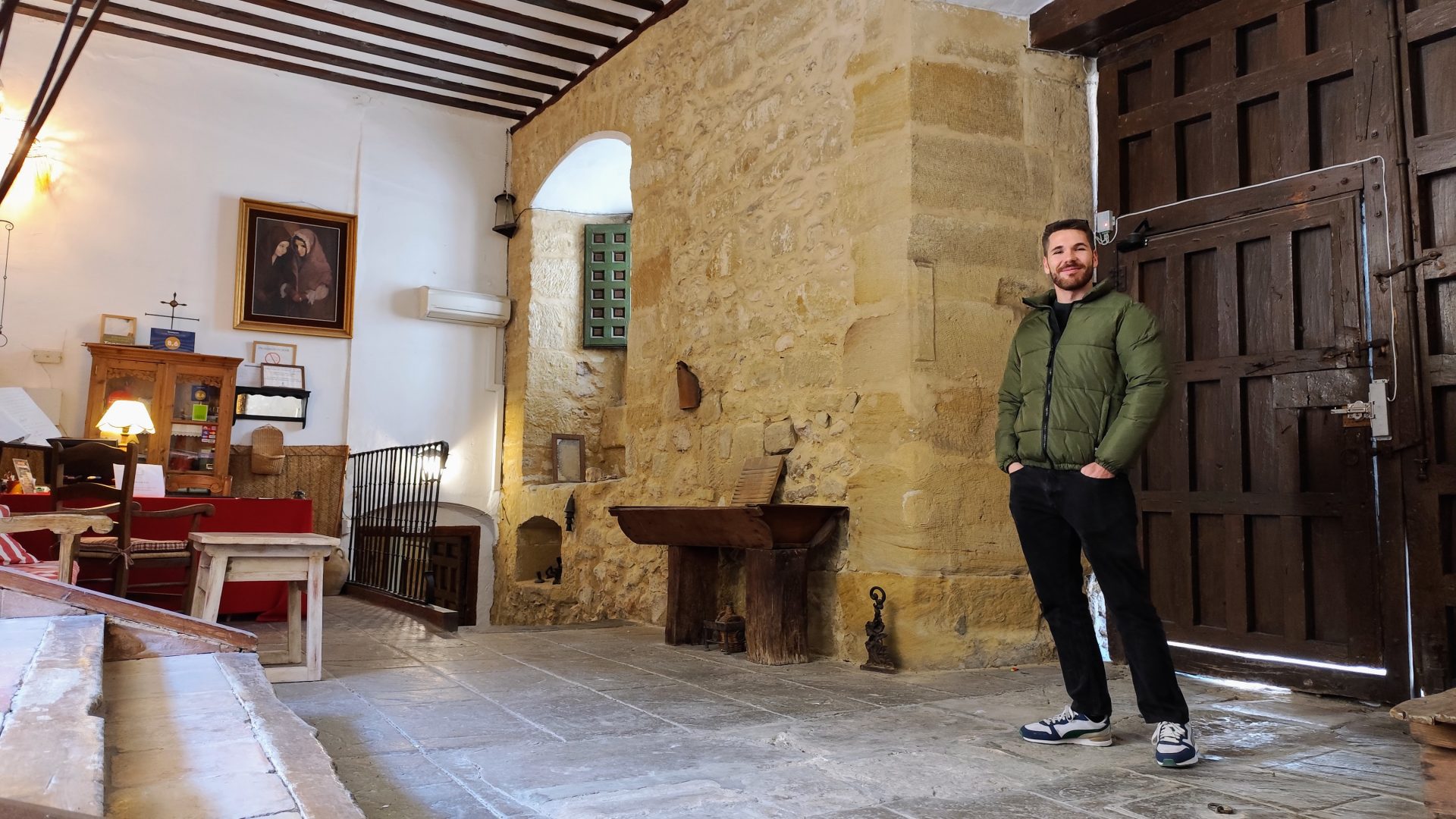 Aarón en Casa Palacio Conde de Garcinarro.