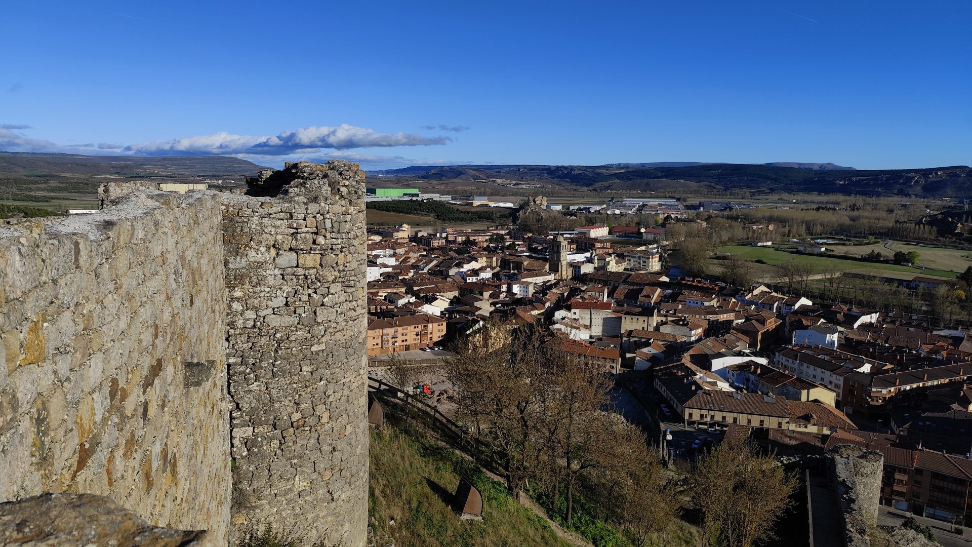 Aguilar de Campoo desde el castillo.