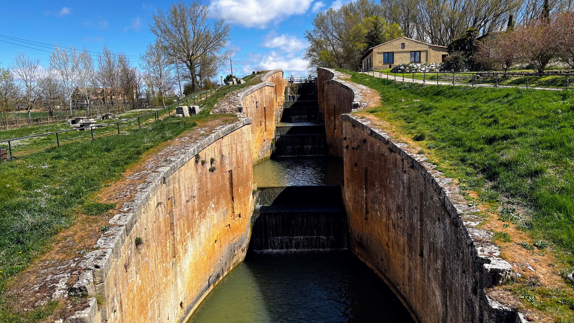 Canal de Castilla en Frómista.