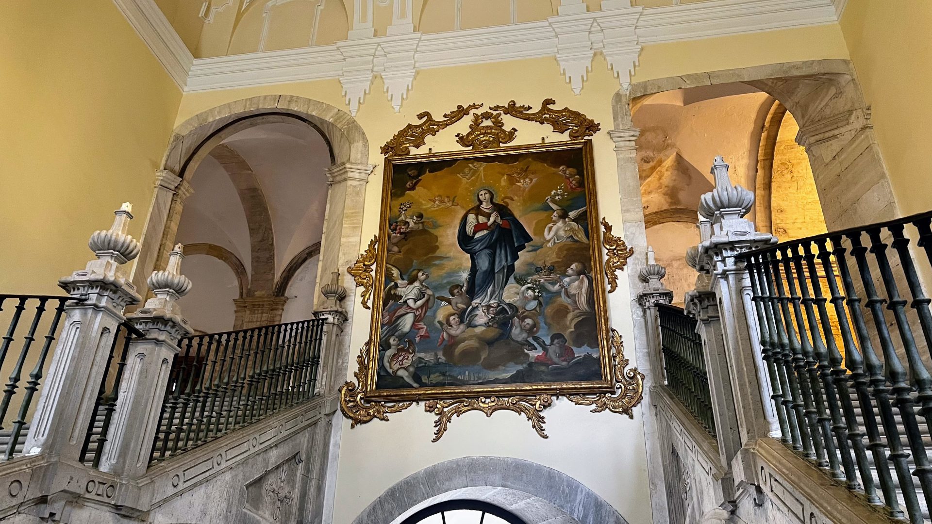 Escalinata del Monasterio de Uclés.
