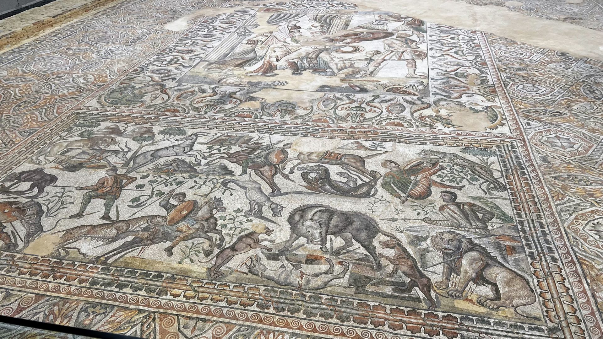 Mosaicos romanos, La Olmeda.