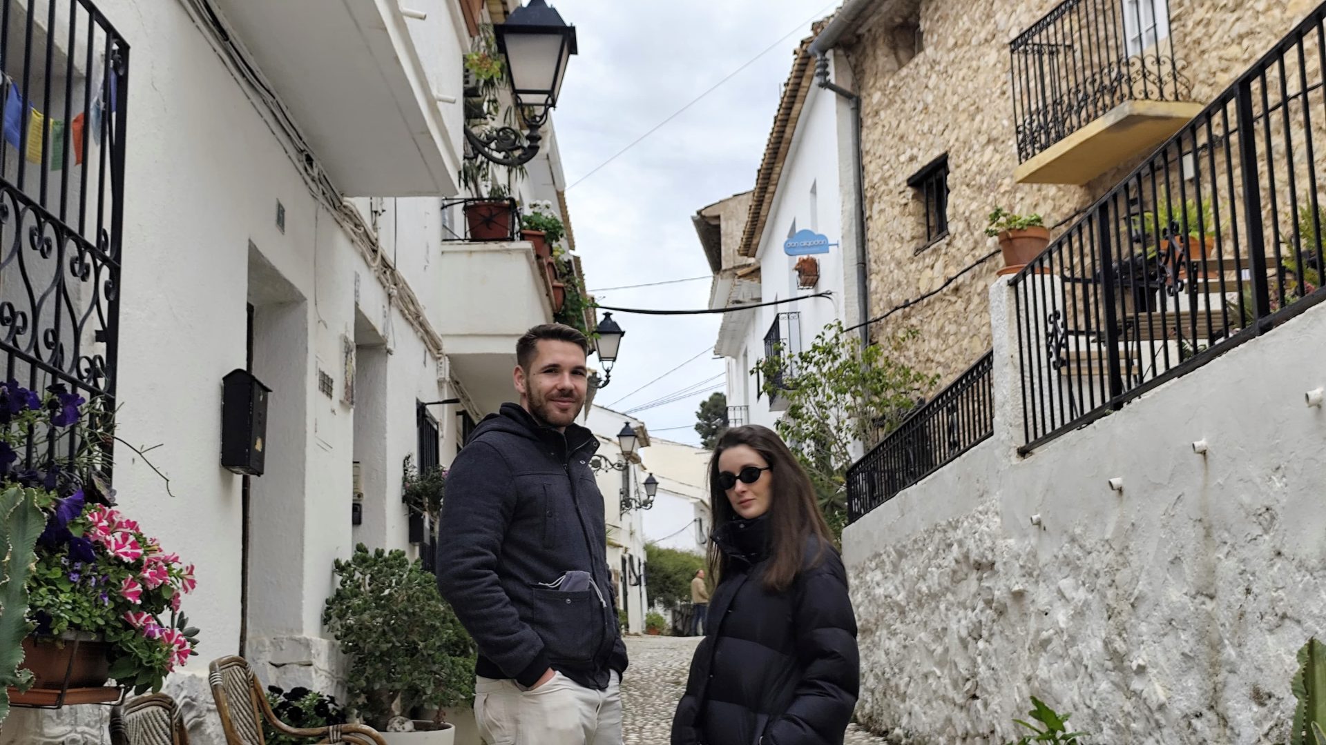 Recorriendo las calles de Altea.