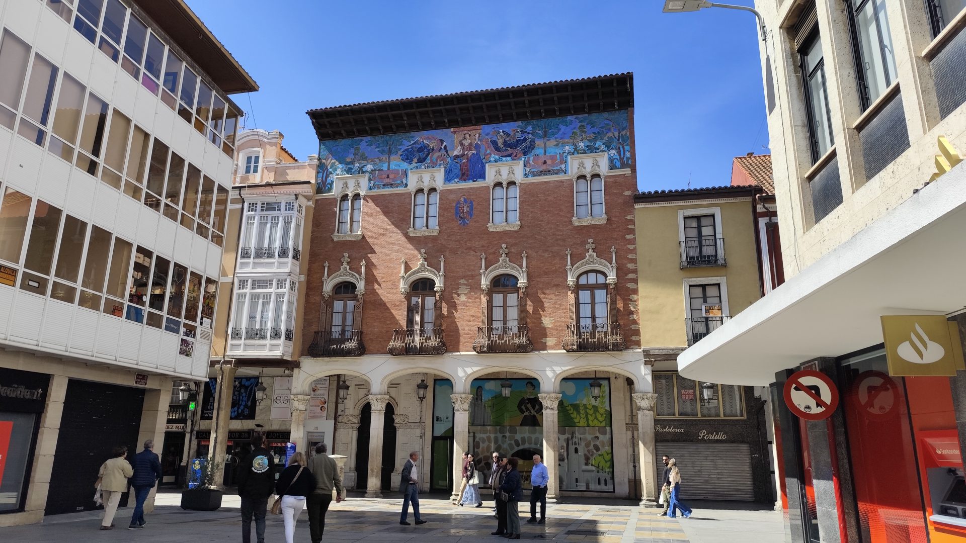 Calle Mayor de Palencia.