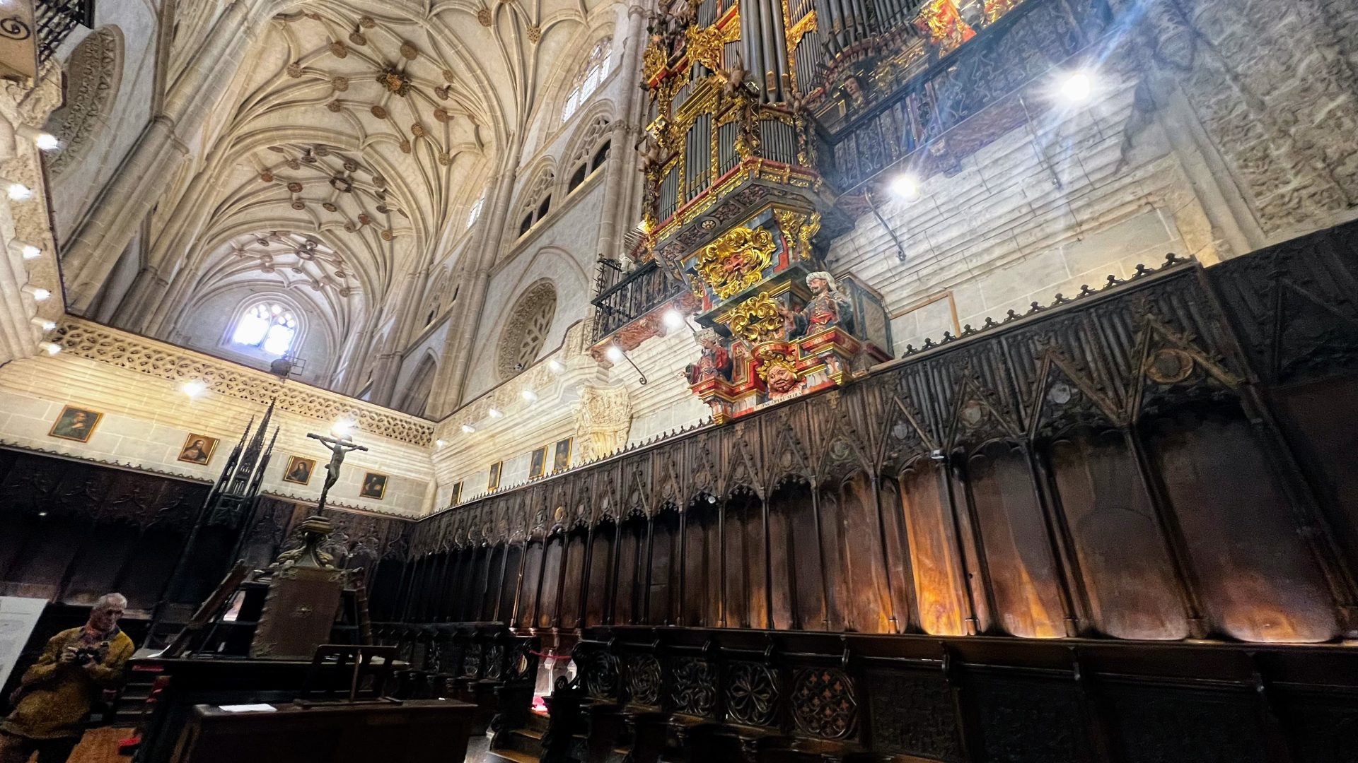 Coro de la Catedral de Palencia.